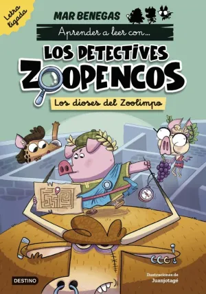 APRENDER A LEER CON... LOS DETECTIVES ZOOPENCOS LETRA LIGADA 2. LOS DIOSES DEL Z