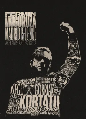 MADRID 15-02-2025. AKELARRE ANTIFASCISTA