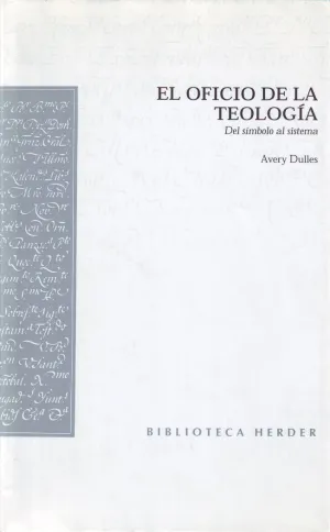 EL OFICIO DE LA TEOLOGÍA