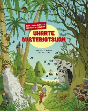 BILATU ETA AURKITU DESBERDINTASUNAK UHARTE MISTERIOTSUAN.