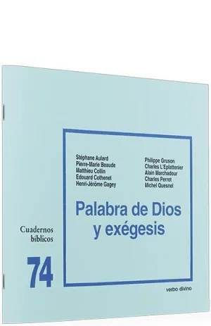 PALABRA DE DIOS Y EXÉGESIS