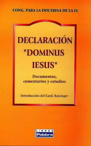 DECLARACIÓN DOMINUS IESUS