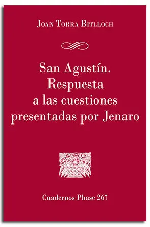 SAN AGUSTÍN. RESPUESTA A LAS CUESTIONES PRESENTADAS POR JENARO