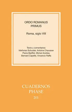 ORDO ROMANUS PRIMUS. ROMA, SIGLO VIII