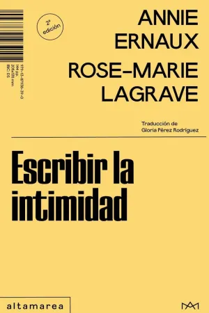 ESCRIBIR LA INTIMIDAD